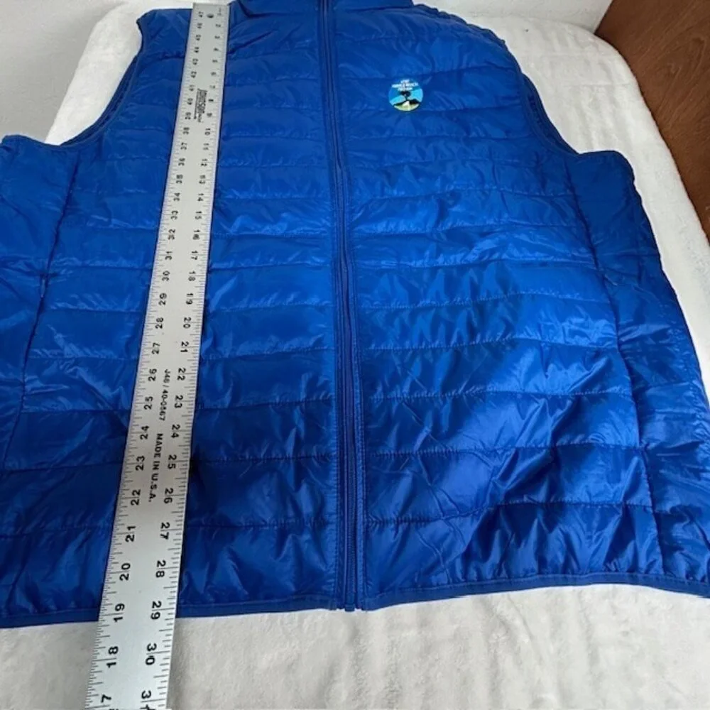 New Core 365 Men's Prevail Puffer Vest 2XL Blue Outerwear AT&T Pebble Beach Golf